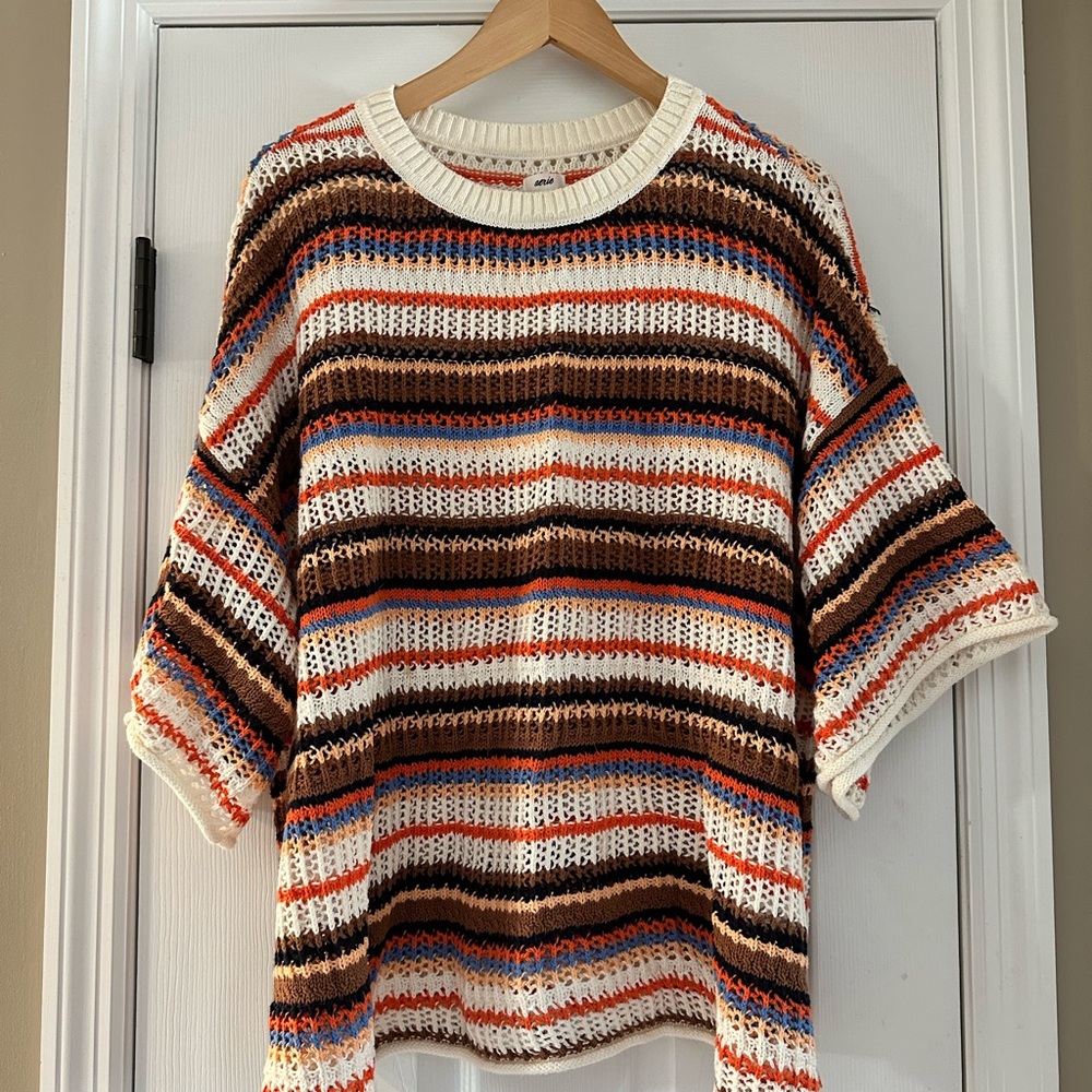 Aerie Striped Knit Sweater